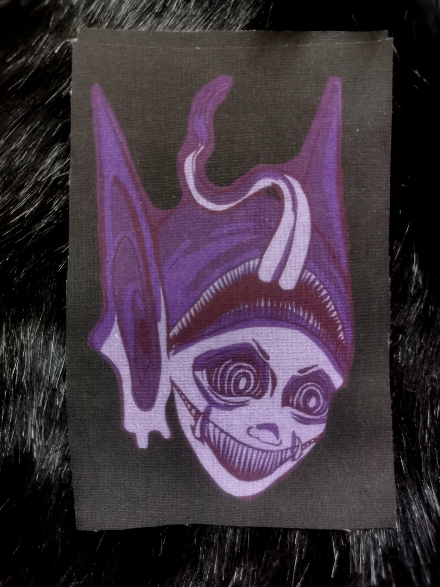 Purple demon patch