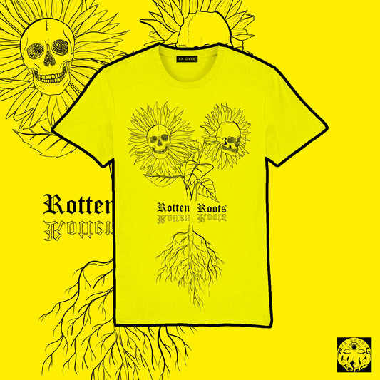 Sunflower Skull T shirt